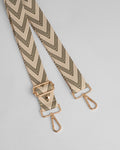 Strap Olive Green Chevron-Pom Pom London