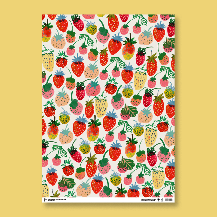 STRAWBERRIES – Wrapping Paper