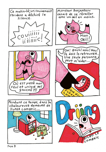 SUPER LOMBRIC À LA RESCOUSSE — by Pixin Weng