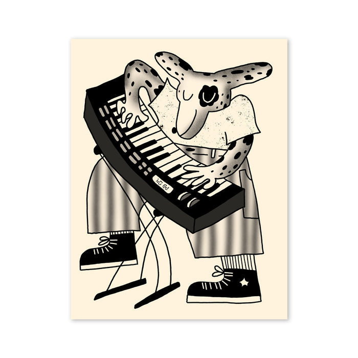 SYNTH PUP, 8.5" x 11" — by Amery Sandford