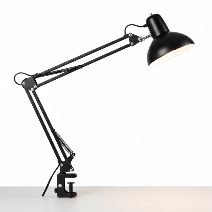 TABLE LAMP BLACK 7216 (CLAMP MOUNT)