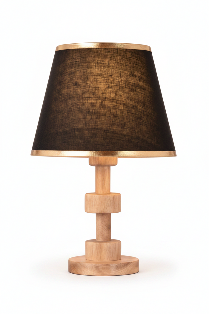 TABLE LAMP HL7107 WOOD