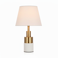TABLE LAMP HL7115 WHITE AND GOLD