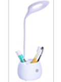 TABLE LAMP WHITE  RECHAGING 7202