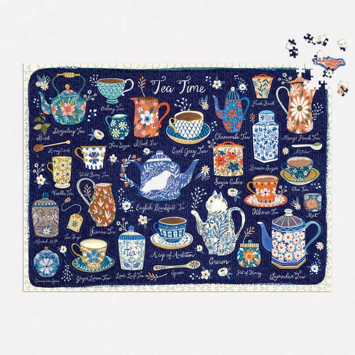 “TEA TIME” 1000 PIECE PUZZLE  — by Christine de Carvahlo