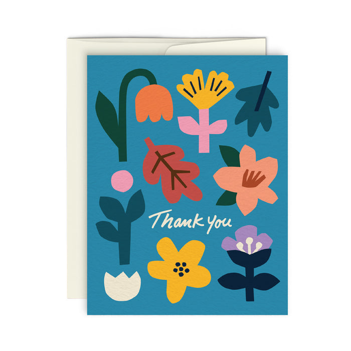 THANK YOU — BLUE FLOWER