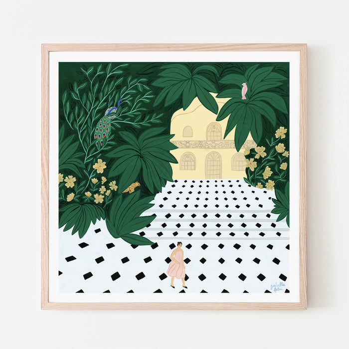 THE DISCREET CREATURES, 20" X 20" — by Isabelle Feliu
