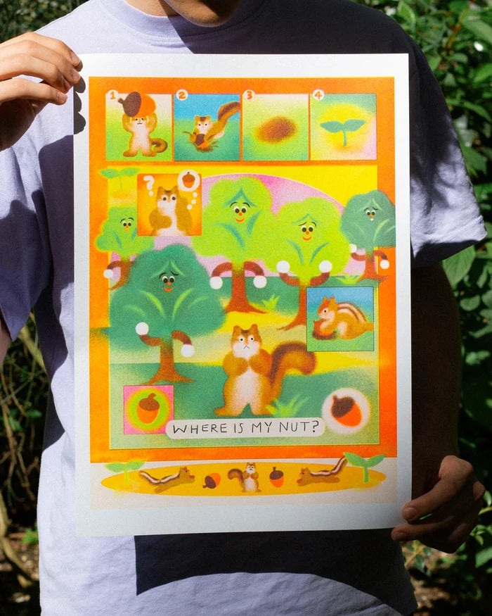 THE LITTLE GARDENER - 29,7 x 42 cm (A3) — by Zoey Kim