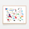 THE REC ROOM, 24" X 18" (reproduction) — by jeraume