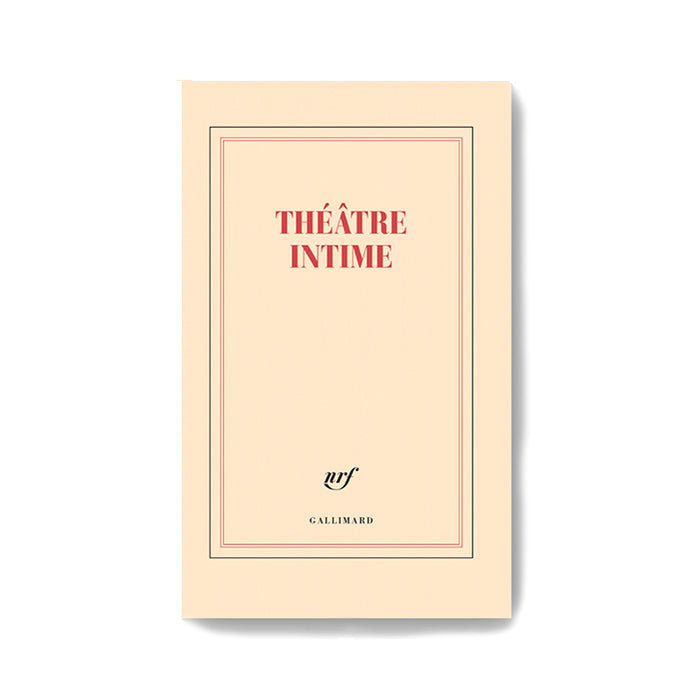 "THÉÂTRE INTIME" NOTEBOOK — by Gallimard