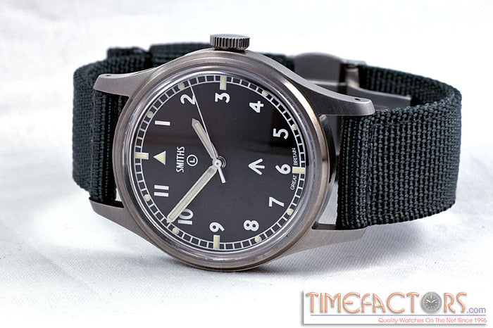 TIMEFACTORS 2-PIECE NYLON WITH DEPLOYANT CLASP
