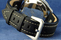 TIMEFACTORS AVIATOR PARALLEL STRAP WITH FISHTAIL BUCKLE