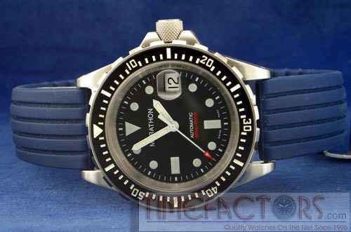 TIMEFACTORS STRIPED SILICONE RED/BLUE/BLACK