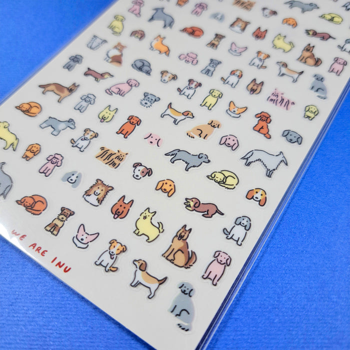 TINY TINY STICKERS DOG — by Mind wave