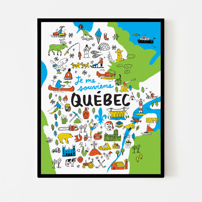 TOP QUÉBEC, 11" x 14" — by Francis Léveillée