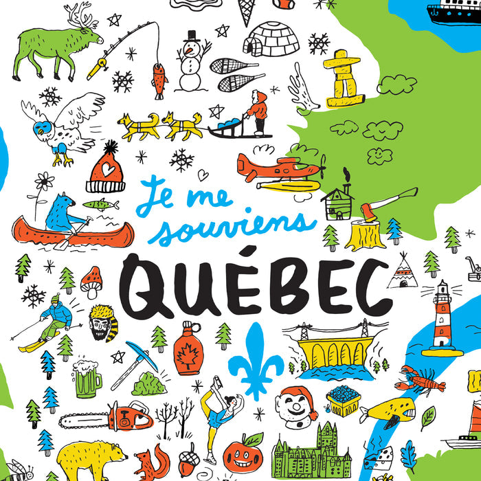 TOP QUÉBEC, 11" x 14" — by Francis Léveillée
