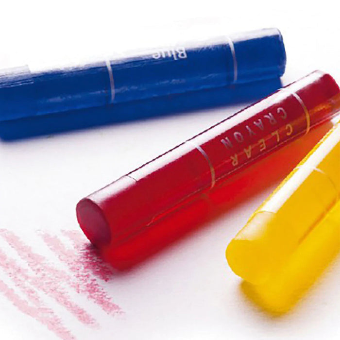 TRANSPARENT CRAYON (10 COLORS) — by Kokuyo