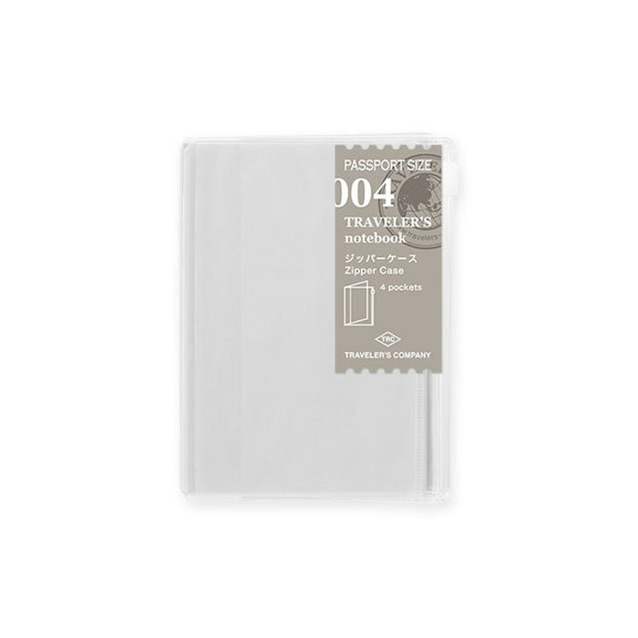 TRAVELER'S NOTEBOOK ZIPPER CASE (Multiple sizes) — by Traveler’s Company (TRC)