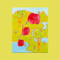 TROIS POMMES, 8" x 10" — by Floramaille