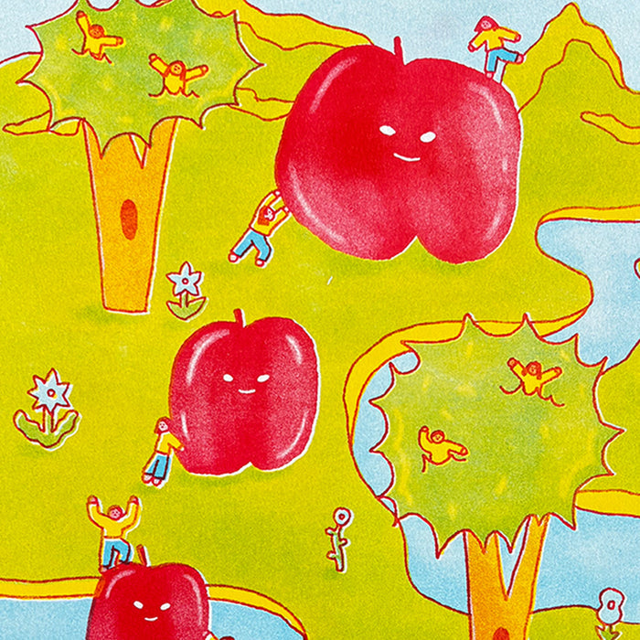 TROIS POMMES, 8" x 10" — by Floramaille