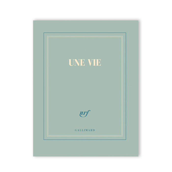 "UNE VIE" NOTEBOOK — by Gallimard