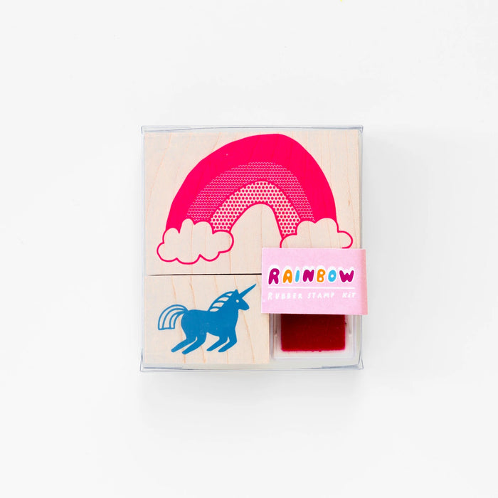 UNICORN & RAINBOW SMALL STAMP KIT