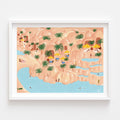 VACANCES LUNAIRES, 18" X 24" — by Isabelle Feliu
