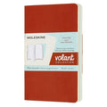 VOLANT COLLECTION, CORAL ORANGE + AQUAMARINE BLUE (Different sizes + styles) — by Moleskine