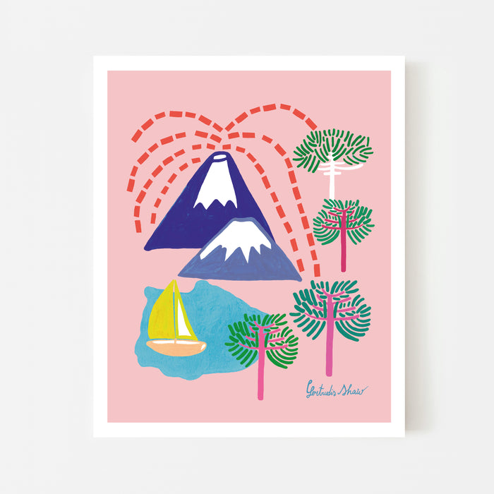 VOLCAN 8" x 10" — by Gertrudis Shaw