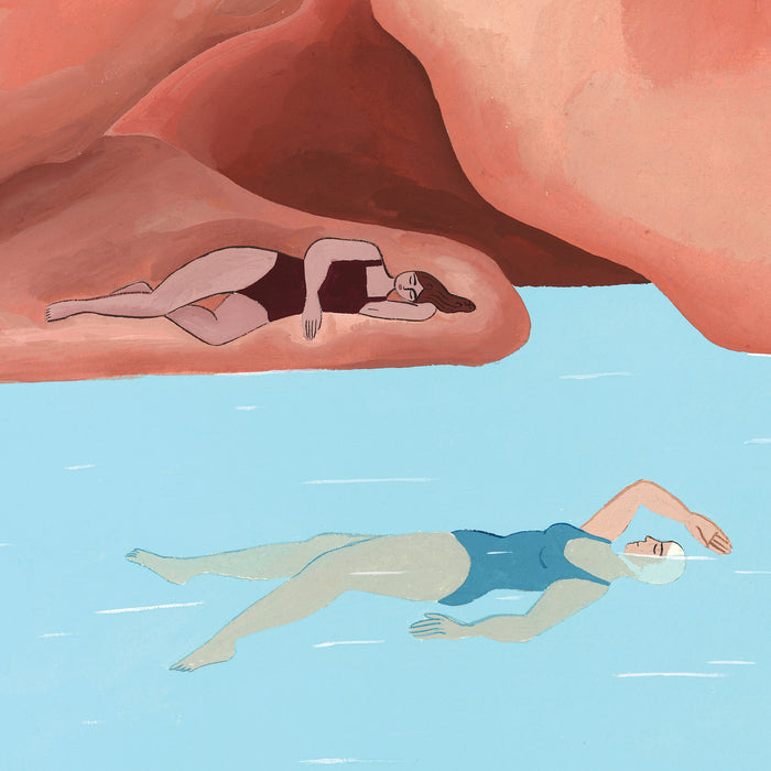 WADI BANI KHALID, 18" X 24" — by Isabelle Feliu