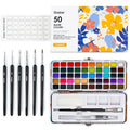 Watercolor Set Of 50 With Brush