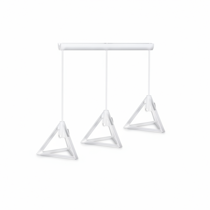White 3-Light Pendant Dining Lamp | Modern Ceiling Light for Dining Room – 6031/3S