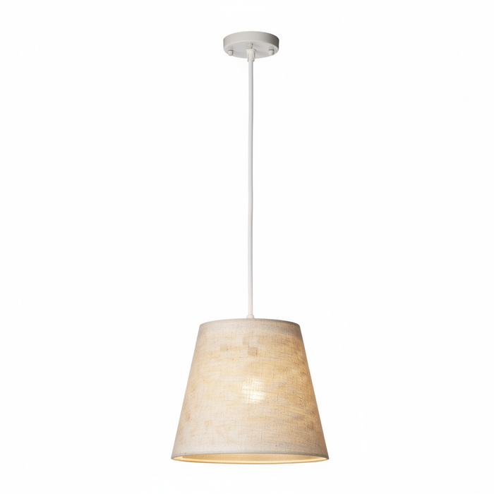 White Dining Lamp 5016 FD-3015-1 DZ001 – Clean White Dining Pendant for Dining Rooms | Elegant White Ambient Dining Table Light