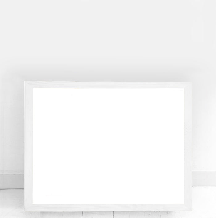 WHITE FRAME — Multiple Sizes — PICK UP ONLY