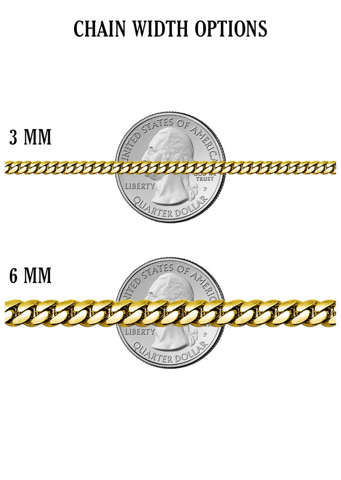 White Gold Plated Mens Solid Rope Chain