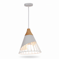 White Pendant Dining Lamp | Modern Ceiling Light for Dining Room & Kitchen Island – D2-19