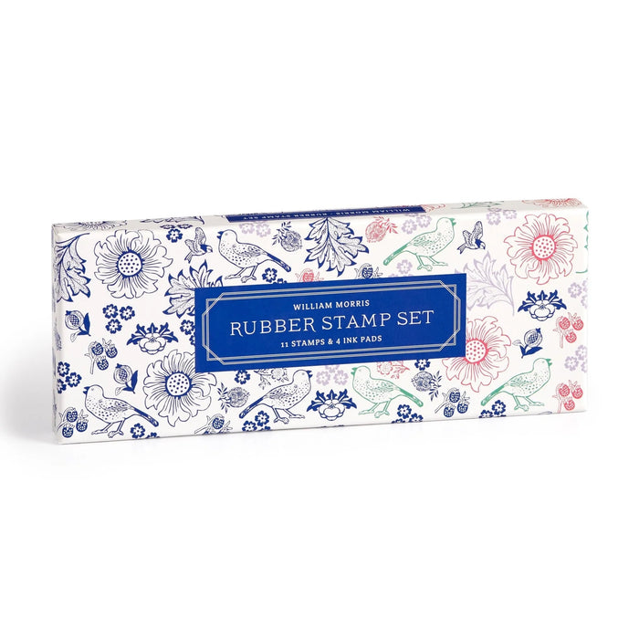 WILLIAM MORRIS RUBBER STAMP SET