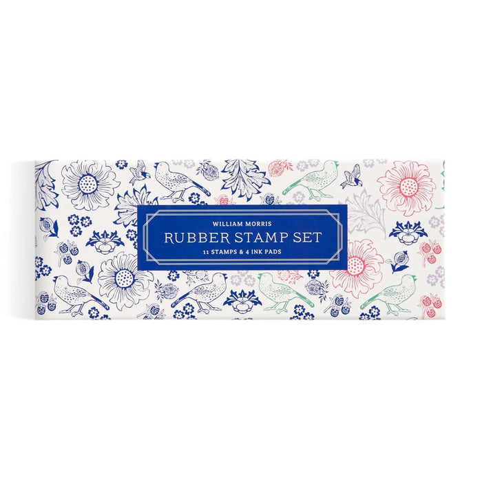 WILLIAM MORRIS RUBBER STAMP SET