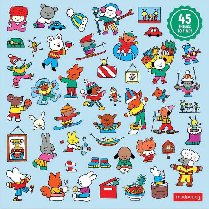 WINTER CHALET 500 PIECES SEARCH & FIND PUZZLE — by Caroline Dall'Ave