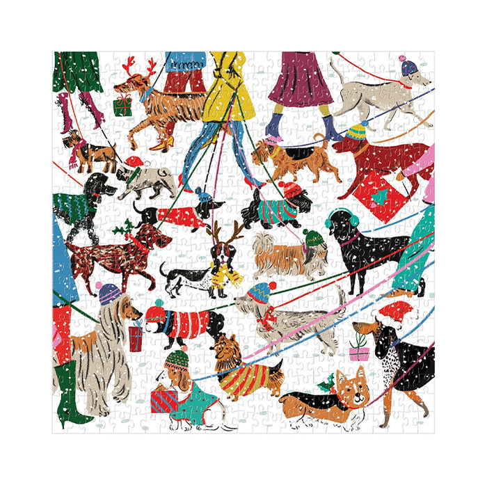WINTER DOGS 500 PIECES PUZZLE — by Galison