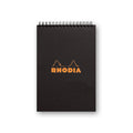 WIREBOUND NOTEPAD BLACK (Multiple sizes) — by Rhodia