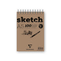 WIREBOUND SKETCHPAD 90G (multiple sizes) — by Clairefontaine