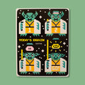 YODA’S BRAIN, 5” X 6.5” — by Aless MC