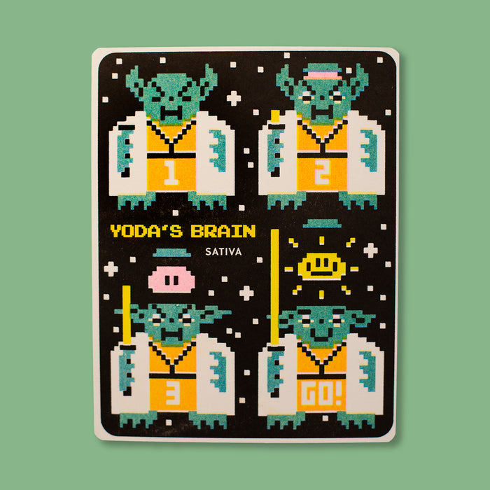 YODA’S BRAIN, 5” X 6.5” — by Aless MC