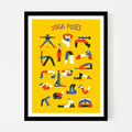 YOGA POSES, 18" X 24" — by Anastacia Sholik