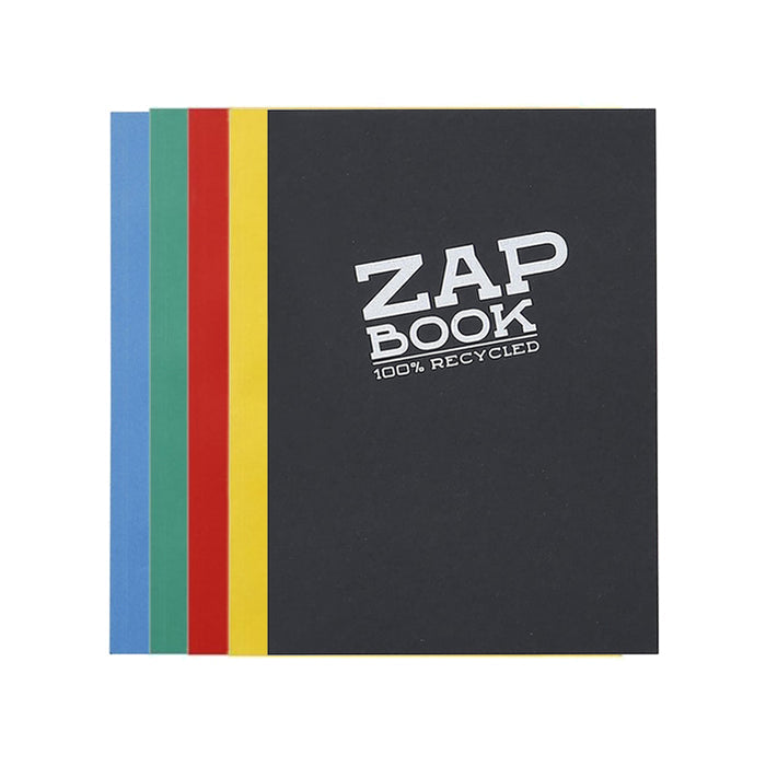 ZAP BOOK A6 SKETCHBOOK BLANK 100% RECYCLED (multiple colors) — by Clairefontaine